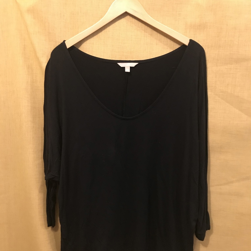 Black Banana Republic 3/4 sleeve top